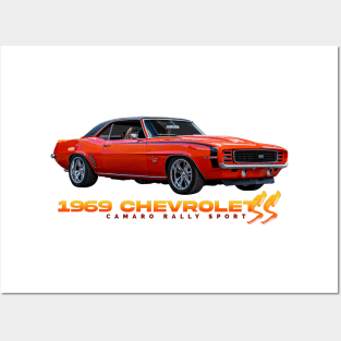 1969 Chevrolet Camaro Rally Sport SS Posters and Art